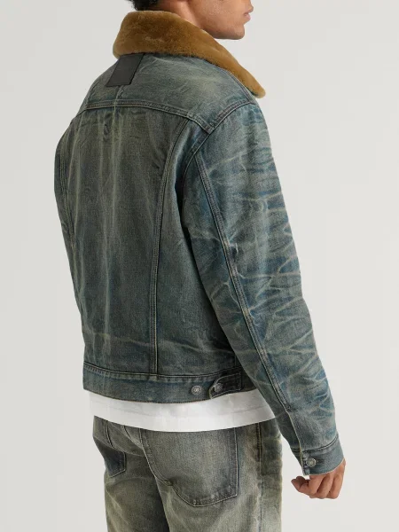 Kurtka jeansowa Acne Studios niebieska
