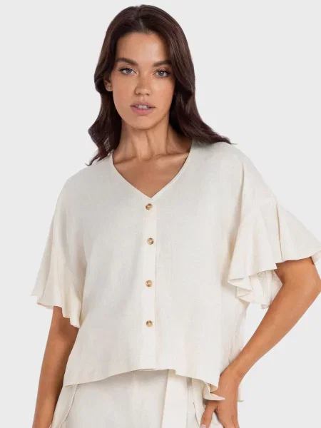 Лляна туніка Marc&andre біла