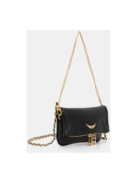 Torebka crossbody Zadig & Voltaire skórzana czarna
