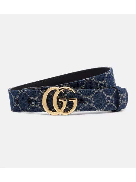 Cu centură curea Gucci albastru