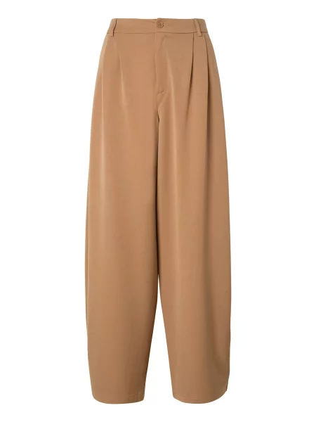 Karo Kauer Pantaloni cutați nisipiu