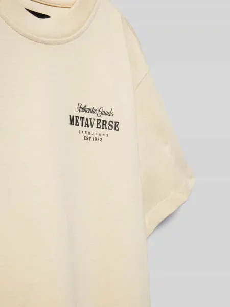 T-shirt z nadrukiem z logo i napisem model ‘Mezzo’ Cars Jeans