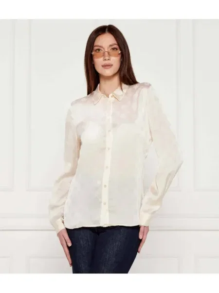 GUESS Cămașă MARTHE bej