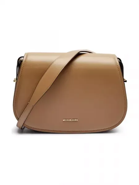 Michael Kors De piele geantă pe umăr LYDIA bej