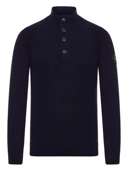 Polo Stone Island z kamieniami niebieskie