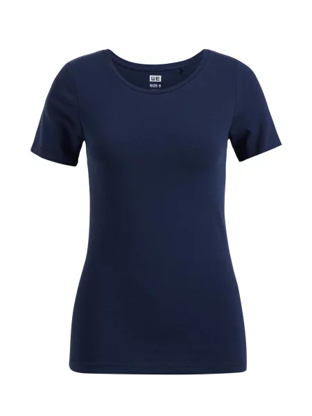 WE Fashion Tricou închis albastru