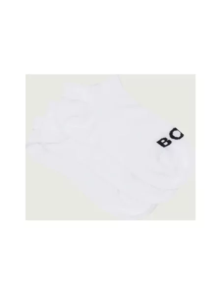 BOSS BLACK Șosete/tălpici 3 pack as-logo-cc-w alb