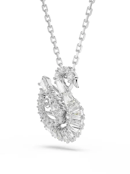 Naszyjnik Swarovski szary