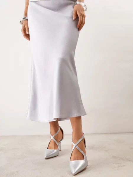 Pantofi stiletto Dalimara Argintii