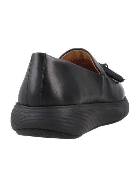 Kožené tenisky Fitflop čierna
