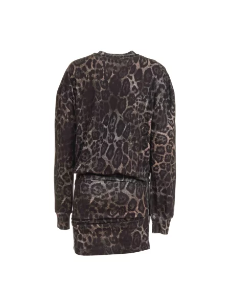 Sukienka Roberto Cavalli brązowa
