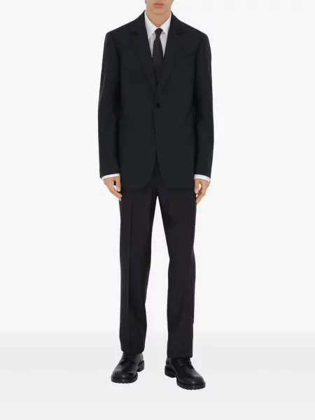 Sacou Burberry de lână albastru