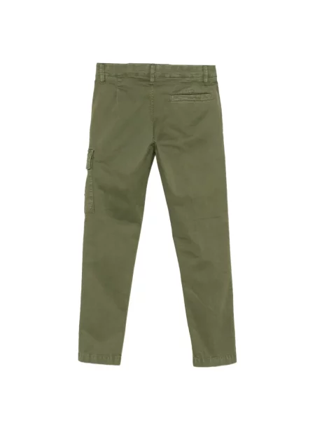 Spodnie cargo dziecięce Stone Island zielone