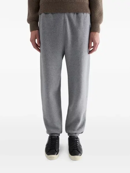 Pantaloni Jil Sander cu imagine alergare gri