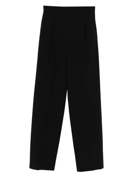 Pantaloni Mm6 Maison Margiela plisate negru