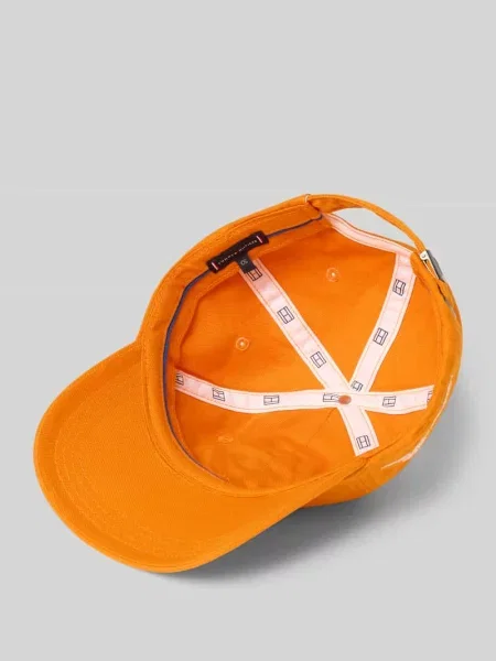 Czapka z daszkiem z czystej bawełny Tommy Hilfiger biała