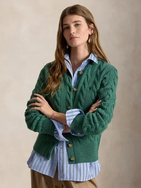 Polo Ralph Lauren Kardigán zelená