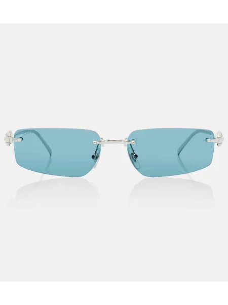 Sončna očala Cartier Eyewear Collection srebrna