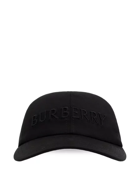 Șapcă Burberry cu broderie negru