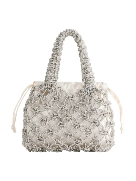 Next Poșete Sparkle' argintiu