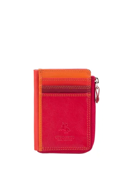 Visconti Візитниця Шкіра червоний
