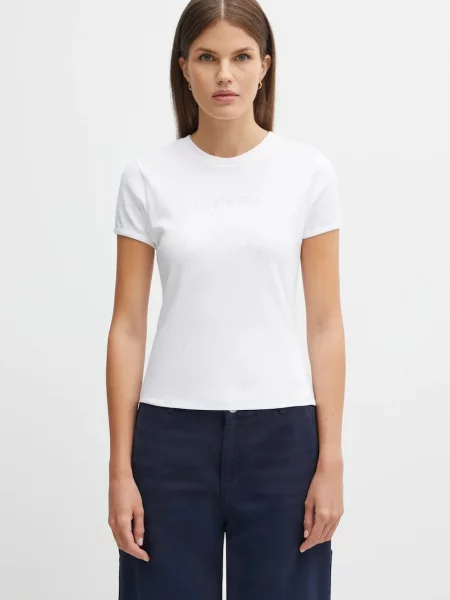 Coperni tricou din Crystal Logo alb