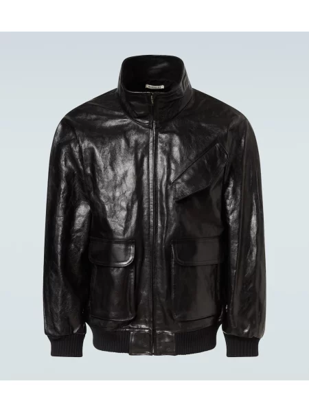 Geanta de piele Auralee negru