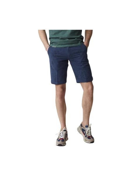 Bermudy 40weft niebieskie