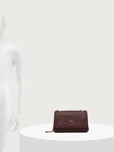 Кожаная сумка через плечо Guess