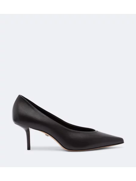 Pantofi cu toc Max Mara din piele maro