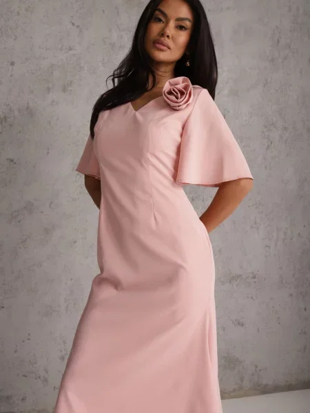 Rochie Themira roz