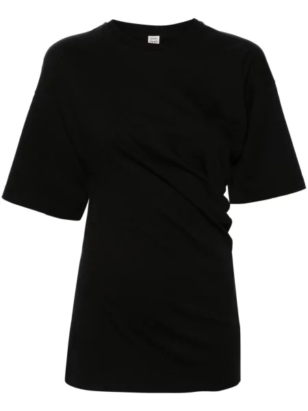 Tricou Toteme asimetric negru