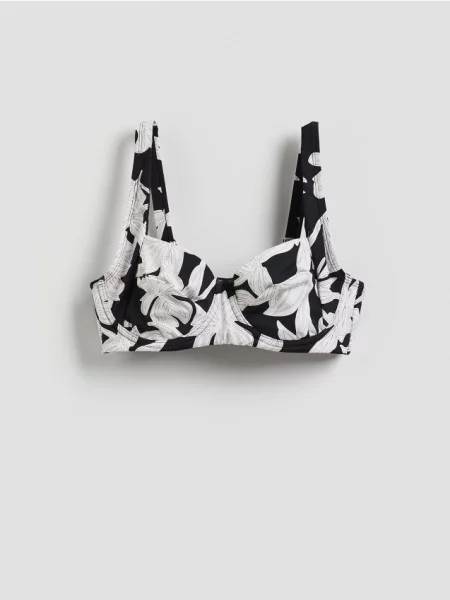 Reserved Верх пляжного купальника чорний