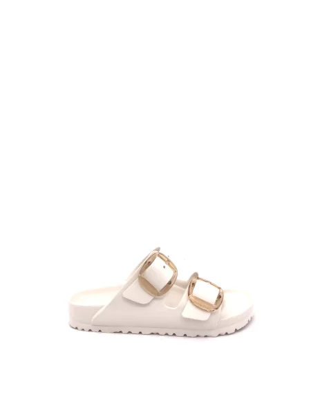 Birkenstock Arizona Big Buckle EVA Narrow Fit Kobiety Sandały Birkenstock Krem Size: 7 białe