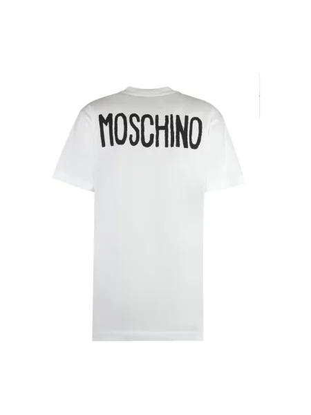 Koszulka Moschino z logo biała
