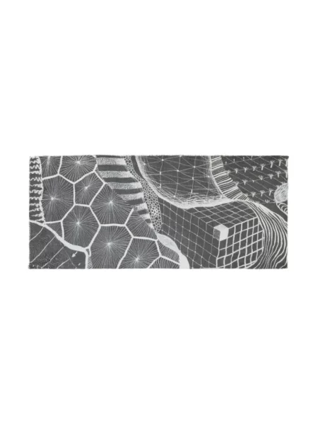 Wielobarwność szal Talking Walls