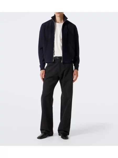Kockované džerzej tričko Burberry biela