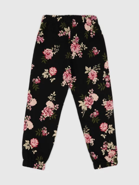 Pantaloni sport copii Gap negru