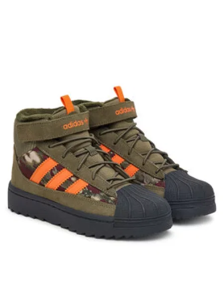 Kotníková obuv adidas Superstar Winter Trek Khaki