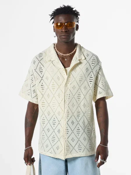 VAMOS CLO Cămașă Calendula' bej