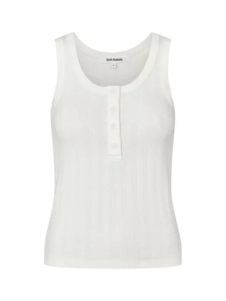 Soft Rebels Top SRAdelle alb
