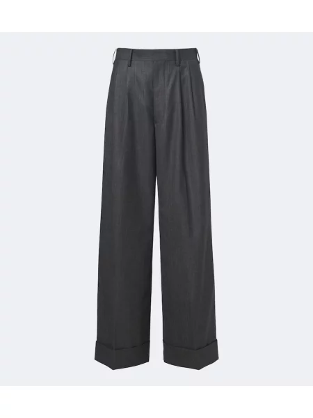 Pantaloni Junya Watanabe de lână gri