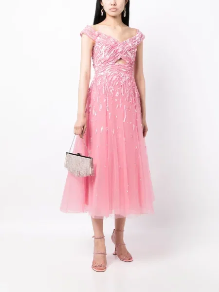 Suknele Zuhair Murad rožinė