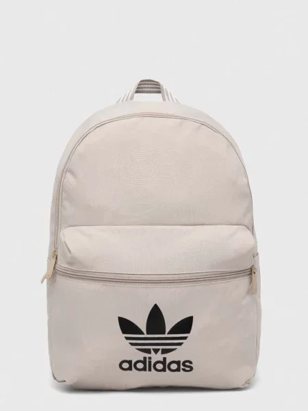 Раница adidas Originals голям с принт бежово