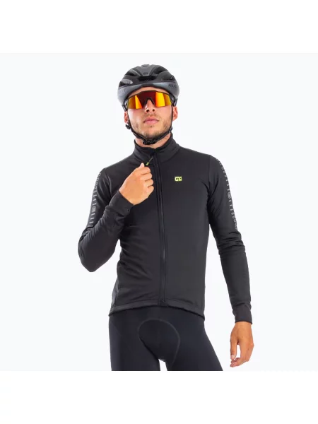 Мъжко яке за колоездене Alé Fondo black черно