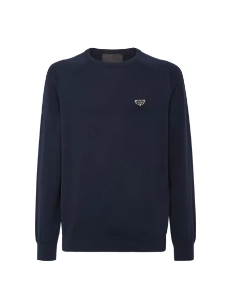 Sweter Philipp Plein niebieski