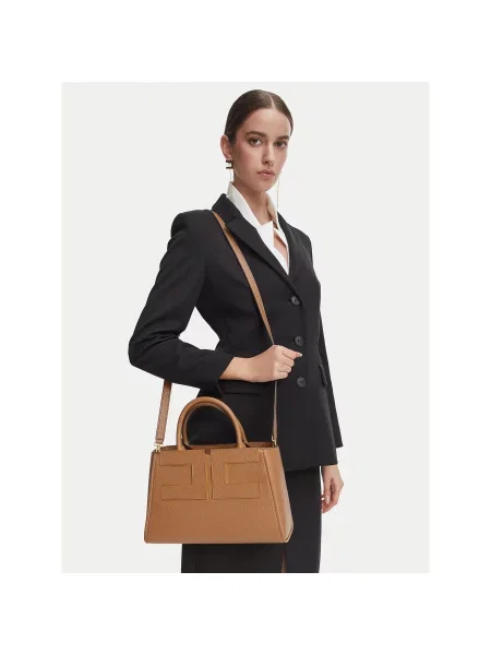 Elisabetta Franchi Τσάντα Ανοιχτό καφέ