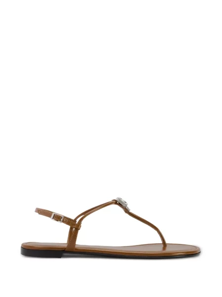 Sandale Giuseppe Zanotti fără toc maro