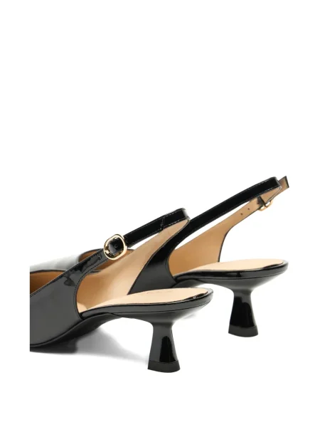 Pantofi cu toc Stuart Weitzman din piele slingback negru