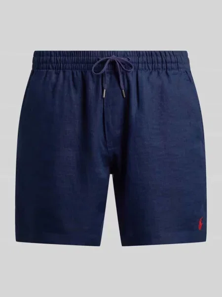 Polo Ralph Lauren Szorty Mężczyzna L Len Linen Shorts niebieski